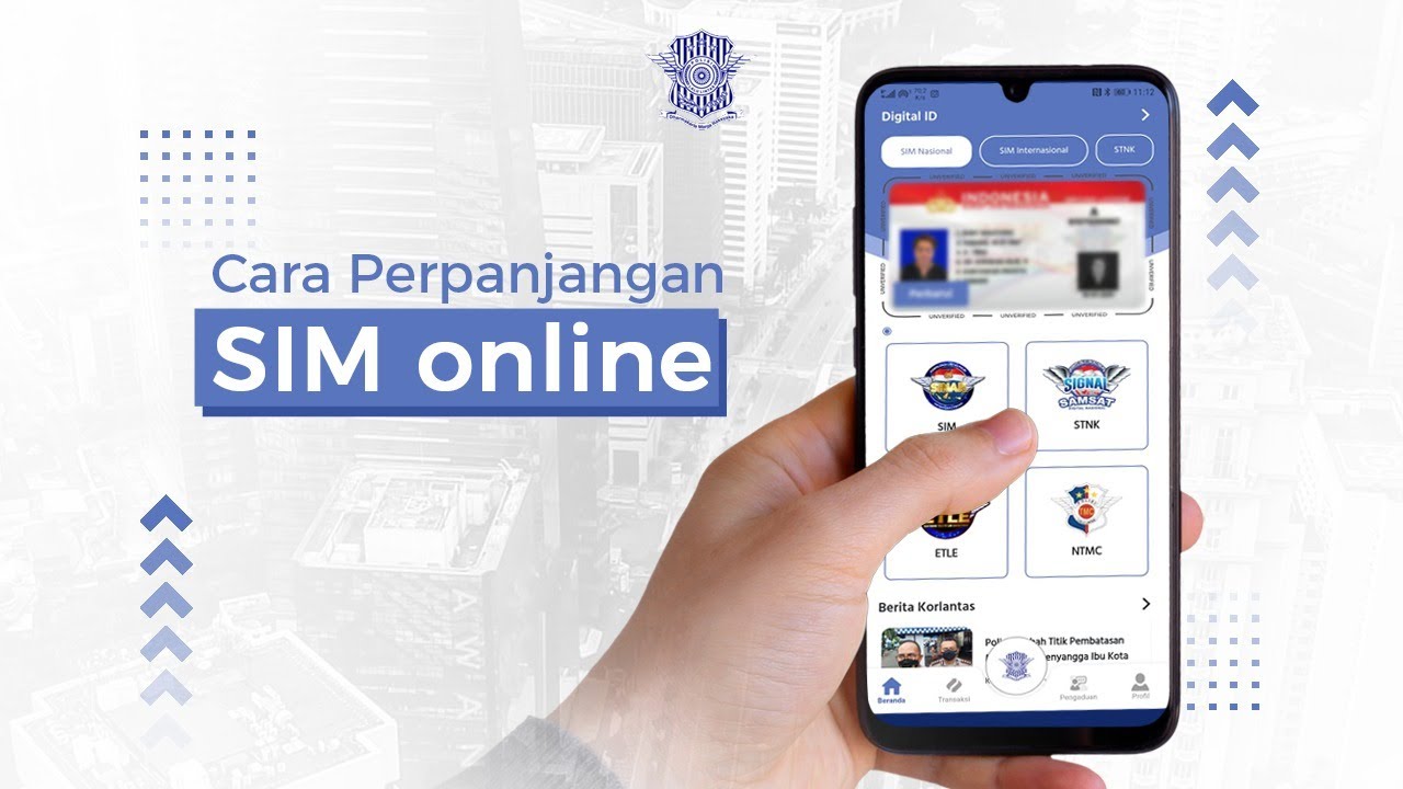 cara perpanjang sim mobil online