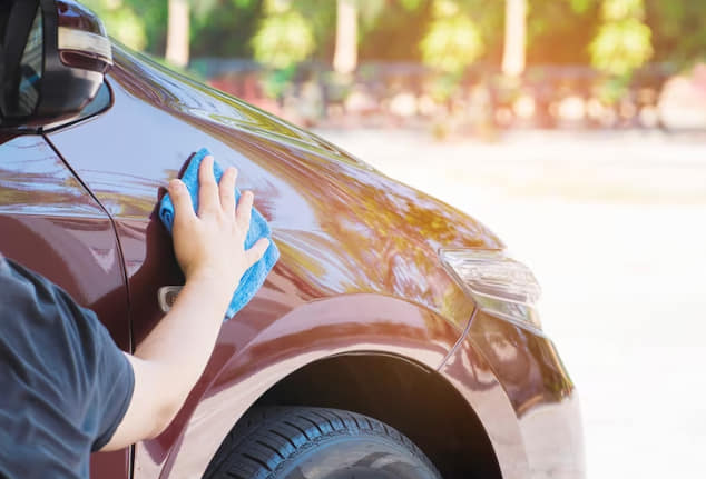 cara menghilangkan baret mobil